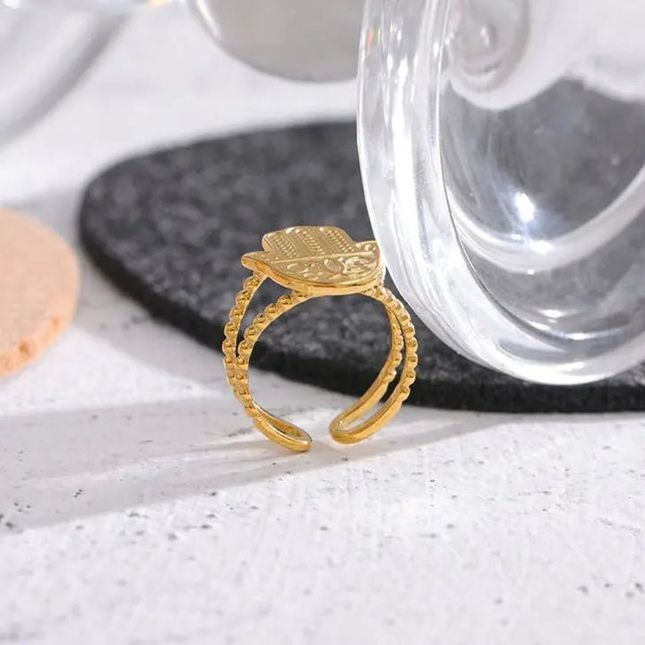 Hamza Hand Ring in Stainless Steel for Protection & Blessings Yiwu Jinyou VIMI