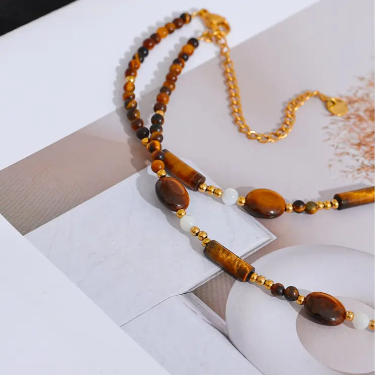 Tiger Eye Necklace for Protection & Courage Yiwu Jinyou VIMI
