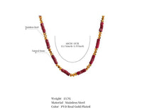 Red Emperor Stone Necklace for Strength & Protection Yiwu Jinyou VIMI
