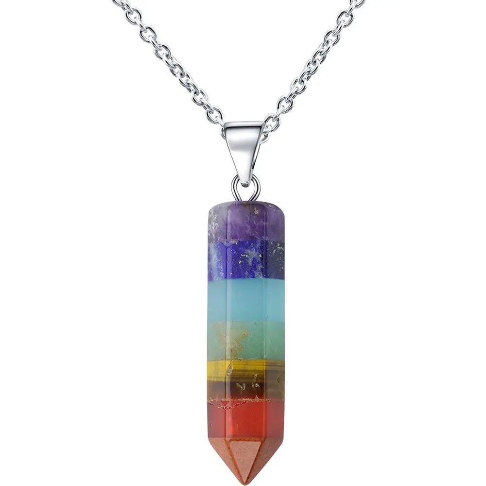 Seven Chakra Pendant with chain for Chakra Balancing Yiwu Shanmei Jane