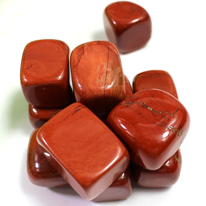 Red Jasper Tumbled Stones (Set of 4)