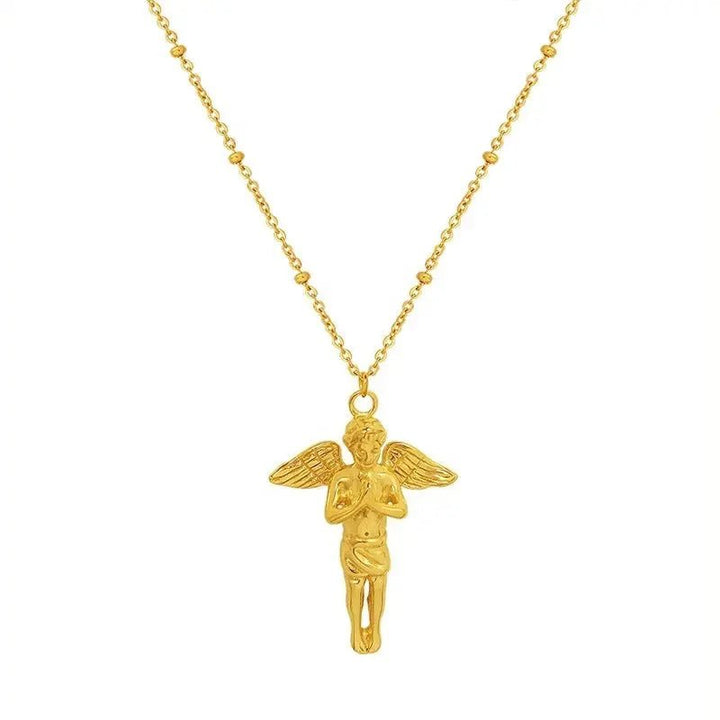 Angel Wings Pendant Necklace Yiwu Landy Jewelry Summer WU