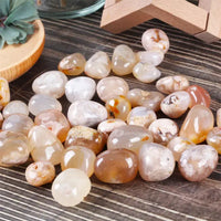 Cherry Agate (Haqik) Tumbled Stones (Set of 4)  by Raw Spiritual