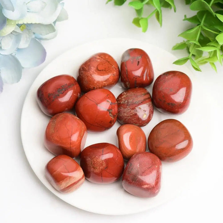 Red Jasper Tumbled Stones (Set of 4) Yiwu Shanmei Jane