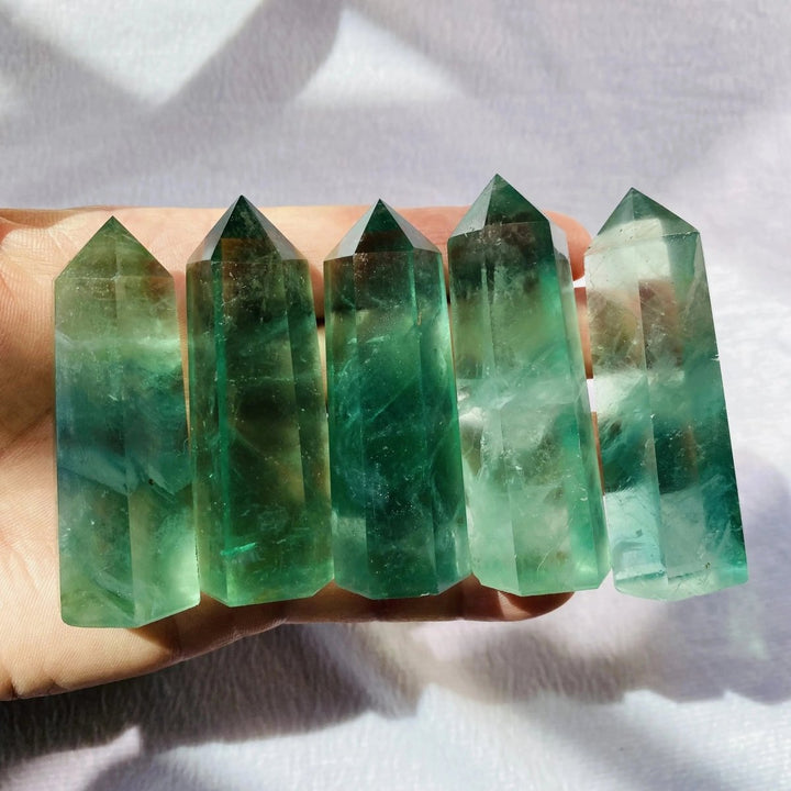 Flourite Hexagon Point Pencil for Focus & Decision Making Yiwu Shanmei Jane