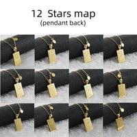 Zodiac Pendant in Stainless Steel 18K Gold Plated Yiwu Jinyou VIMI