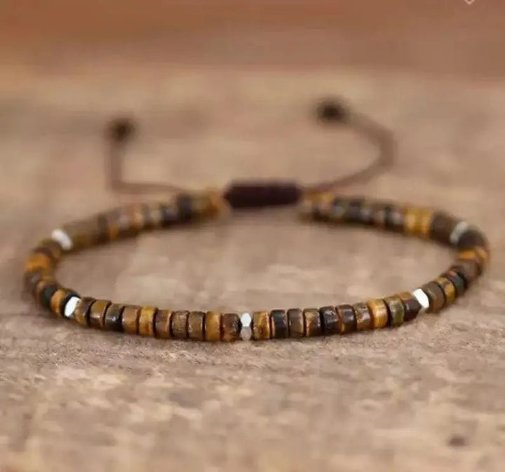 Tiger Eye Braided Bracelet for Protection Yiwu Shanmei Jane