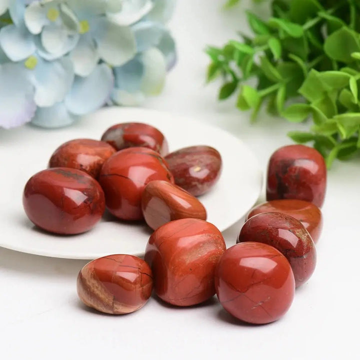 Red Jasper Tumbled Stones (Set of 4) Yiwu Shanmei Jane