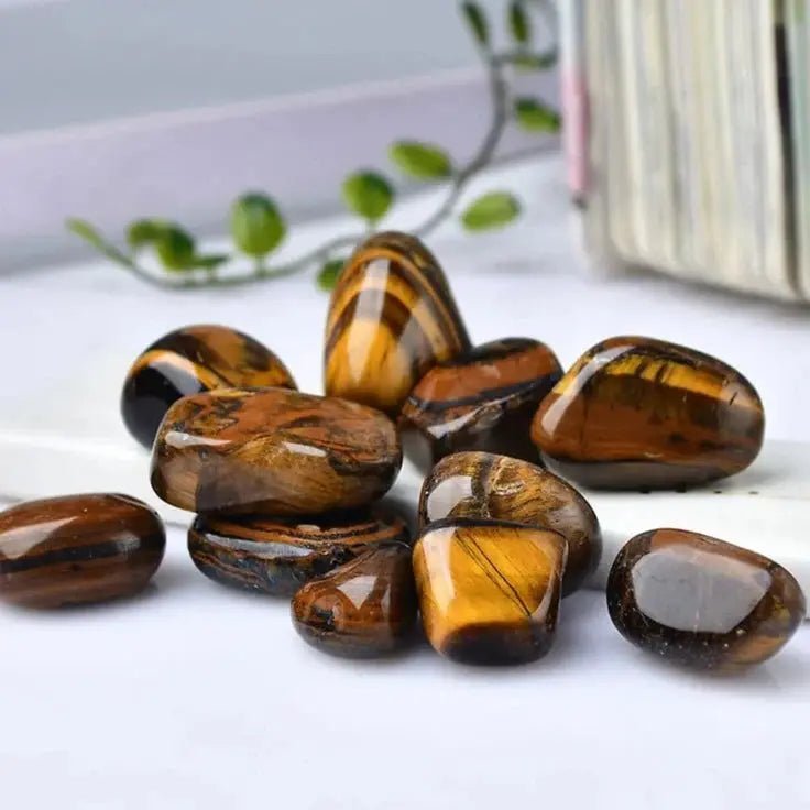 Tiger Eye Tumbled Stones (Set of 4) Yiwu Shanmei Jane