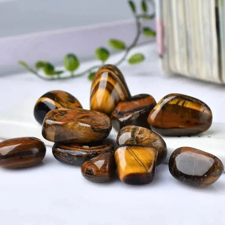 Tiger Eye Tumbled Stones (Set of 4) Yiwu Shanmei Jane