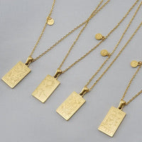 Zodiac Pendant in Stainless Steel 18K Gold Plated Yiwu Jinyou VIMI