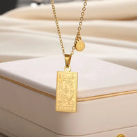 Zodiac Pendant in Stainless Steel 18K Gold Plated Yiwu Jinyou VIMI