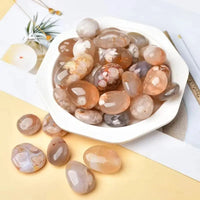 Cherry Agate (Haqik) Tumbled Stones (Set of 4)  by Raw Spiritual