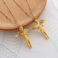 Angel Wings Pendant Necklace Yiwu Landy Jewelry Summer WU