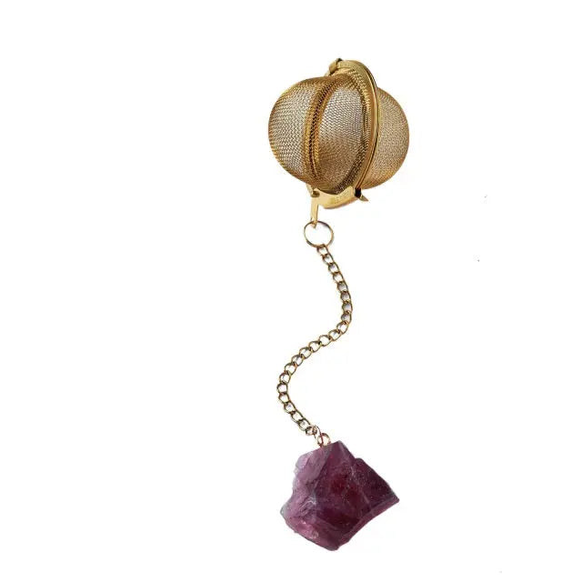 Amethyst Stainless Steel Tea Infuser / Strainer Yiwu Shanmei Jane