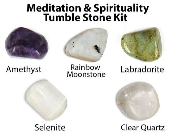 Spirituality and Meditation Tumble Stone Set