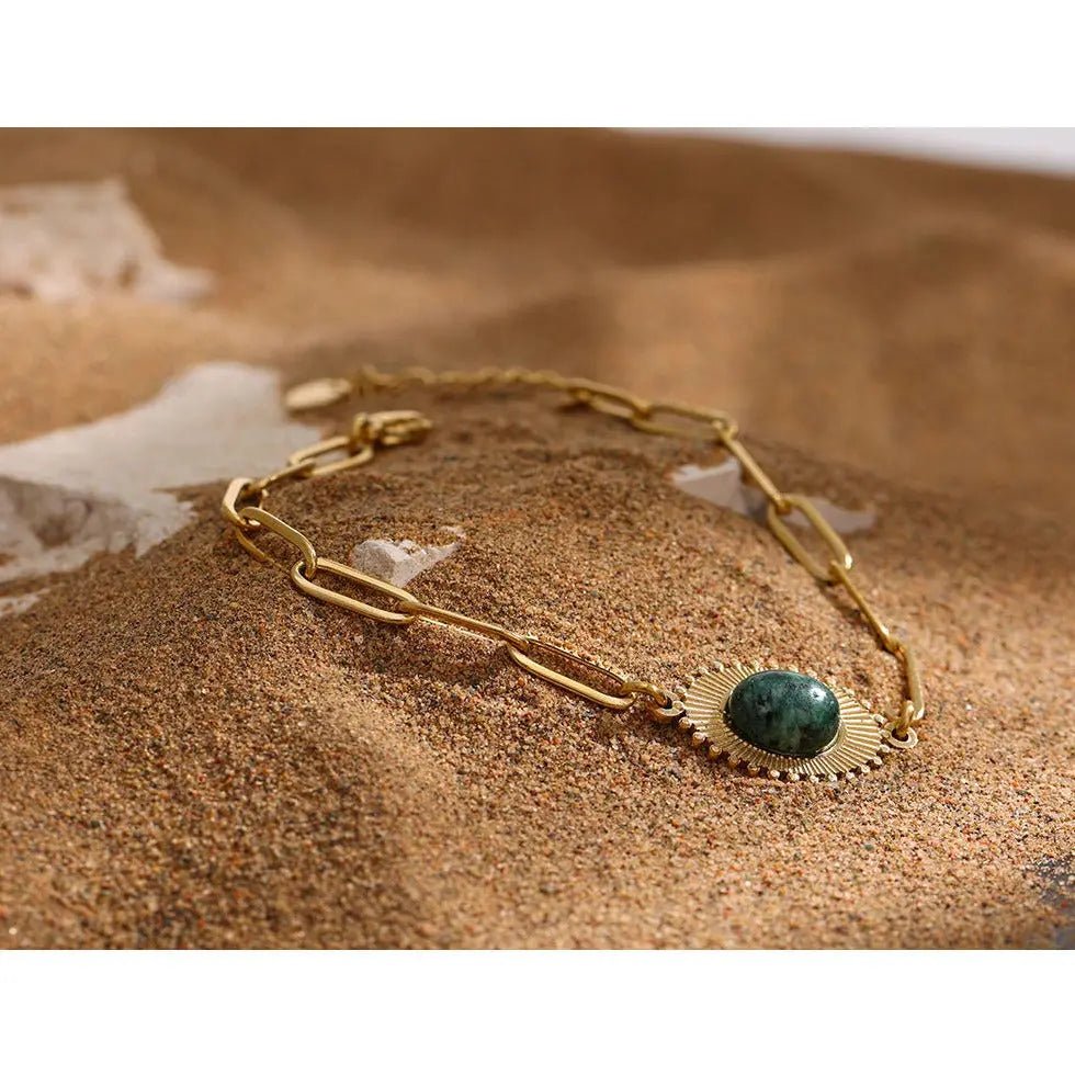 African Turquoise Bracelet for Healing & Growth Yiwu Jinyou VIMI