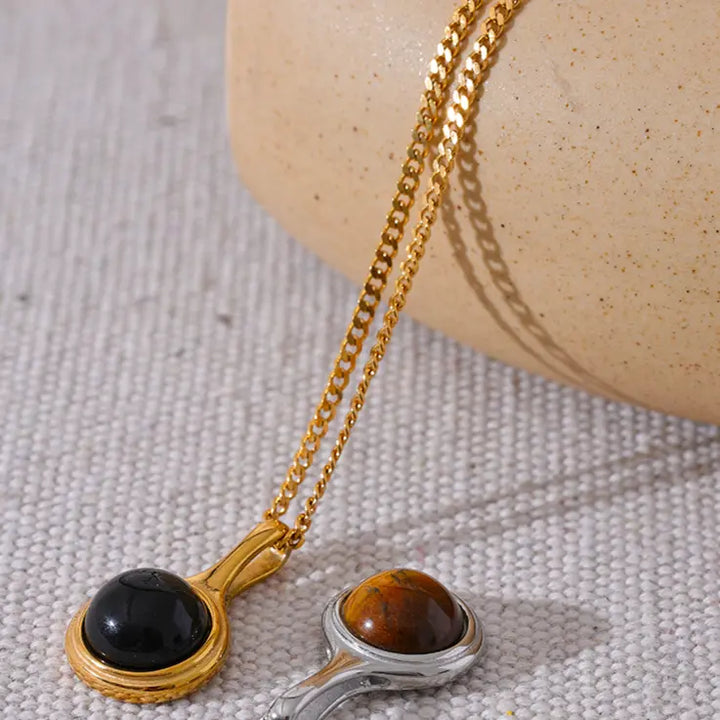 Black Obsidian Necklace for Self Growth & Protection Yiwu Jinyou VIMI