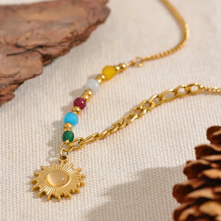 Cat's Eye Necklace for Abundance, Prosperity & Clarity Yiwu Jinyou VIMI