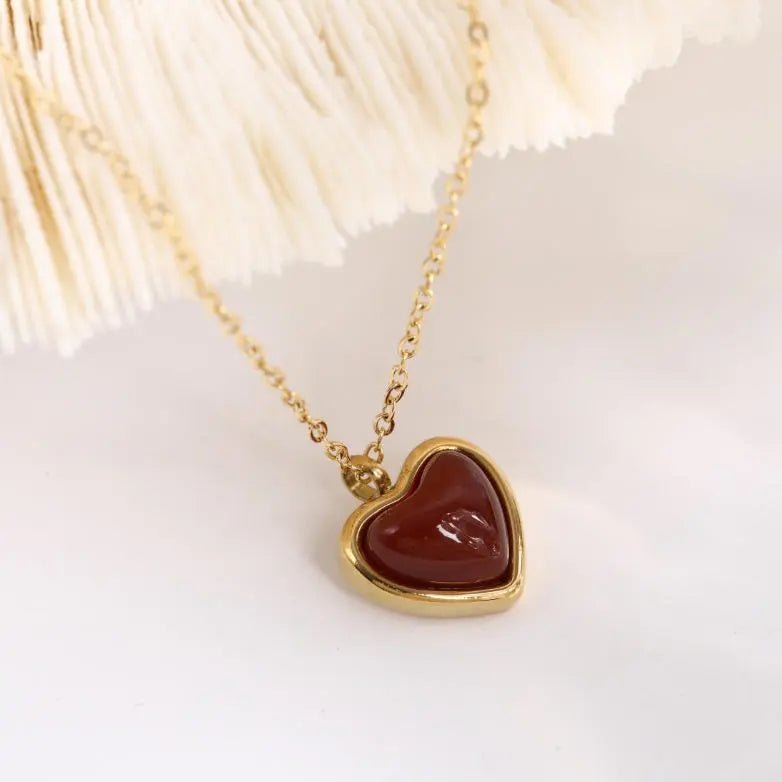Red Agate (Hakik) Necklace for Growth &  Harmony Yiwu Landy Jewelry Summer WU
