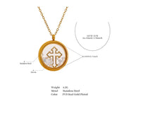 Cross Pendant with Zircon Necklace Yiwu Jinyou VIMI
