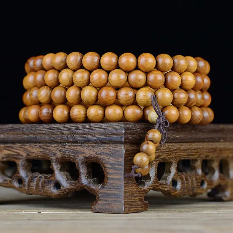 Taxus 108 Beads Rosary for Grounding & Stability Yiwu Shanmei Jane