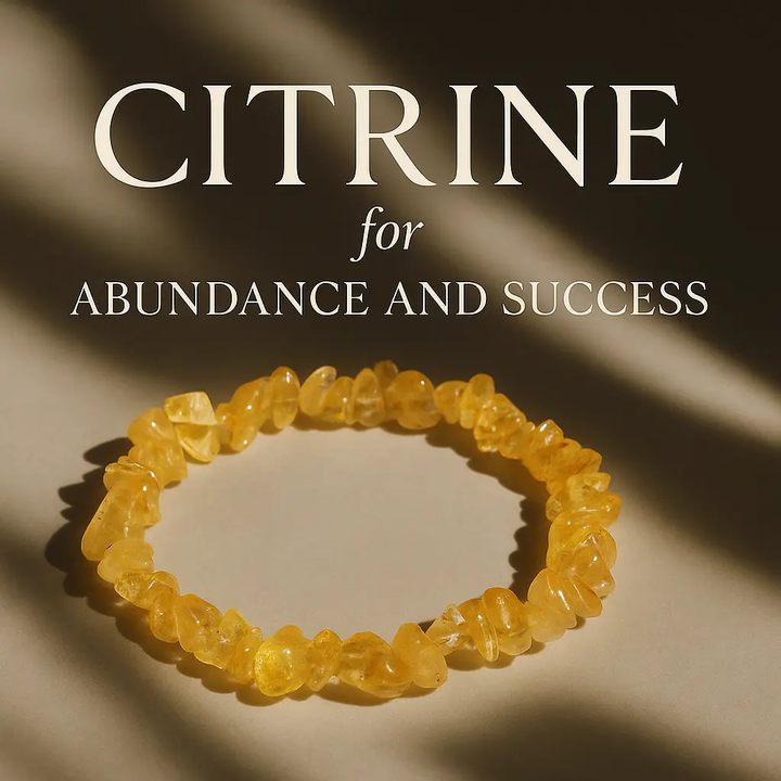 Citrine Chip Bracelet for Abundance & Prosperity  by Raw Spiritual