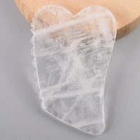 Clear Quartz Gua Sha Scraper Face Massager Yiwu Shanmei Jane