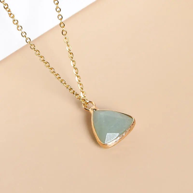 Aventurine Pendant Necklace for Abundance & Prosperity Yiwu Shanmei Jane