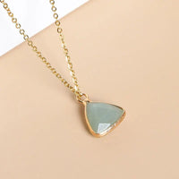 Aventurine Pendant Necklace for Abundance & Prosperity Yiwu Shanmei Jane