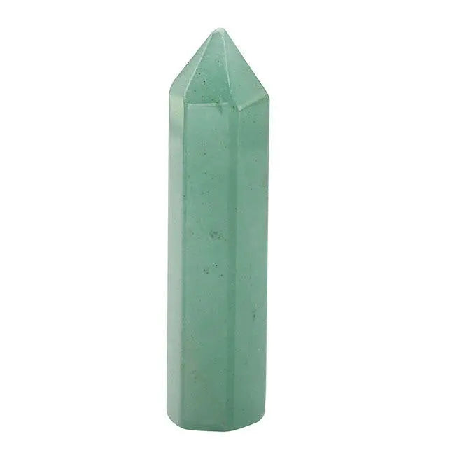 Aventurine Hexagon Point Pencil for Prosperity & Abundance Yiwu Shanmei Jane