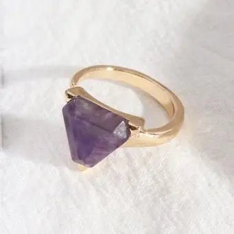 Amethyst Ring for Healing & Meditation Yiwu Shanmei Jane