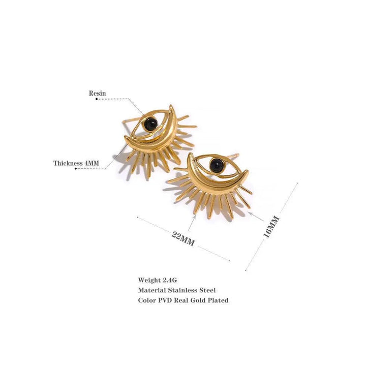 Evil Eye - Nazar Earrings Yiwu Landy Jewelry Summer WU