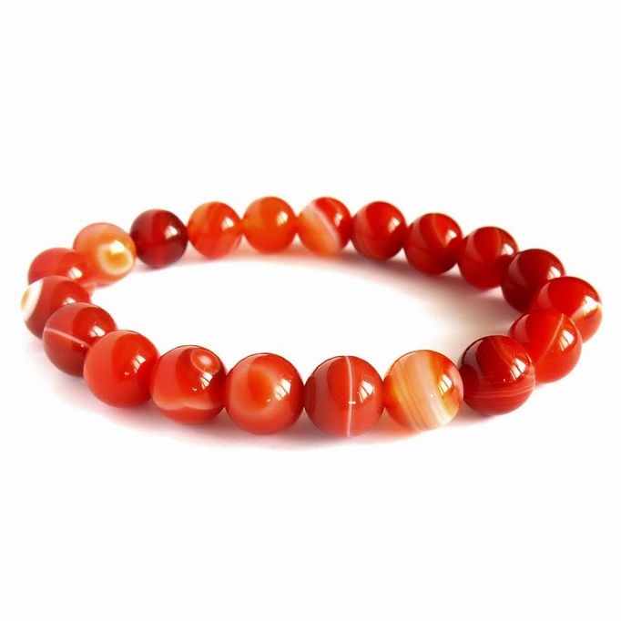 Red Agate (Hakik) Bracelet  Growth & Prosperity