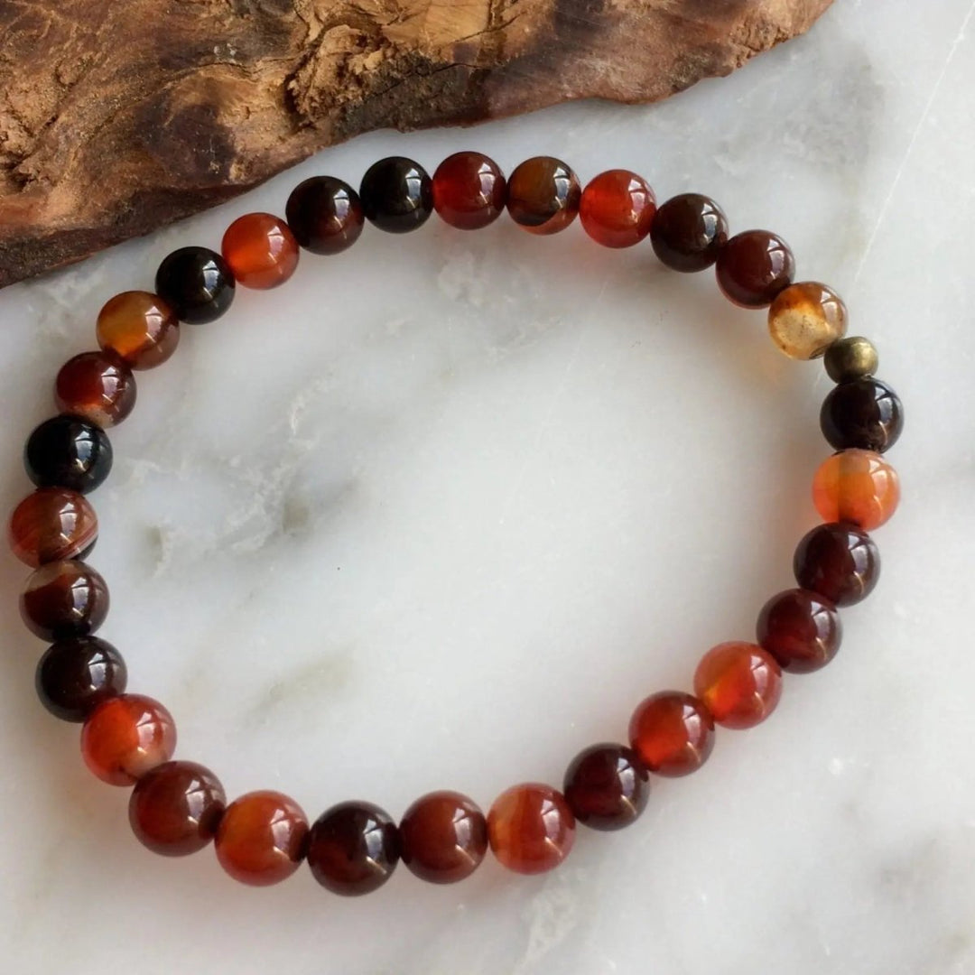 Red Agate (Hakik) Bracelet  Growth & Prosperity Yiwu Shanmei Jane
