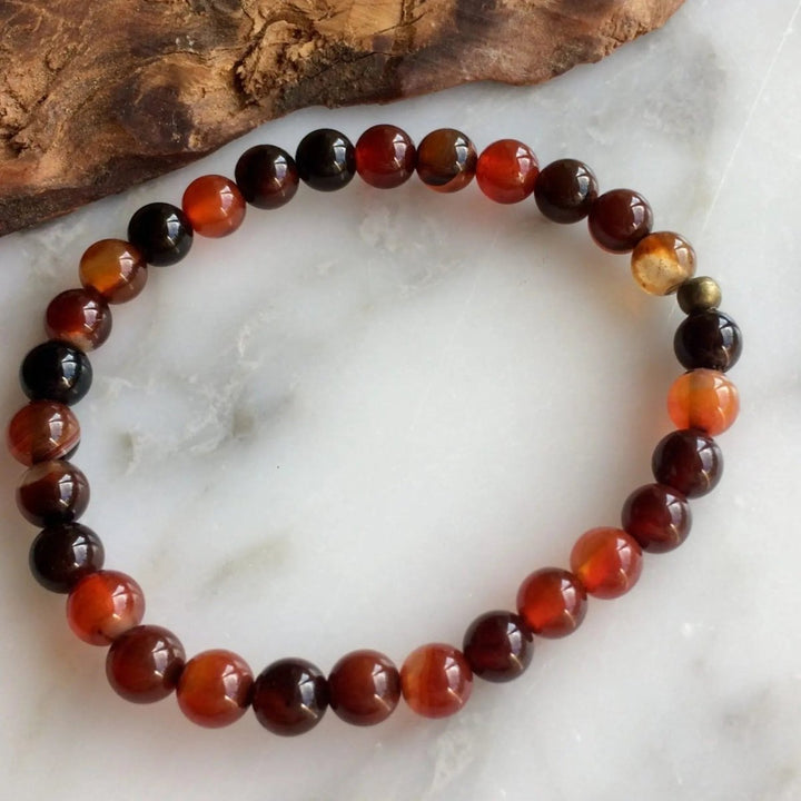 Red Agate (Hakik) Bracelet  Growth & Prosperity Yiwu Shanmei Jane