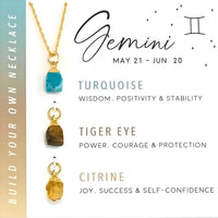 Raw Stone Zodiac Pendant Set  by Raw Spiritual