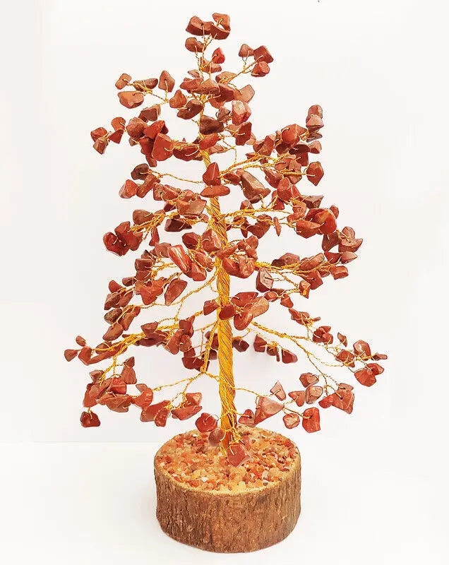 Red Jasper Tree for Strength & Stability ONS Jaipur