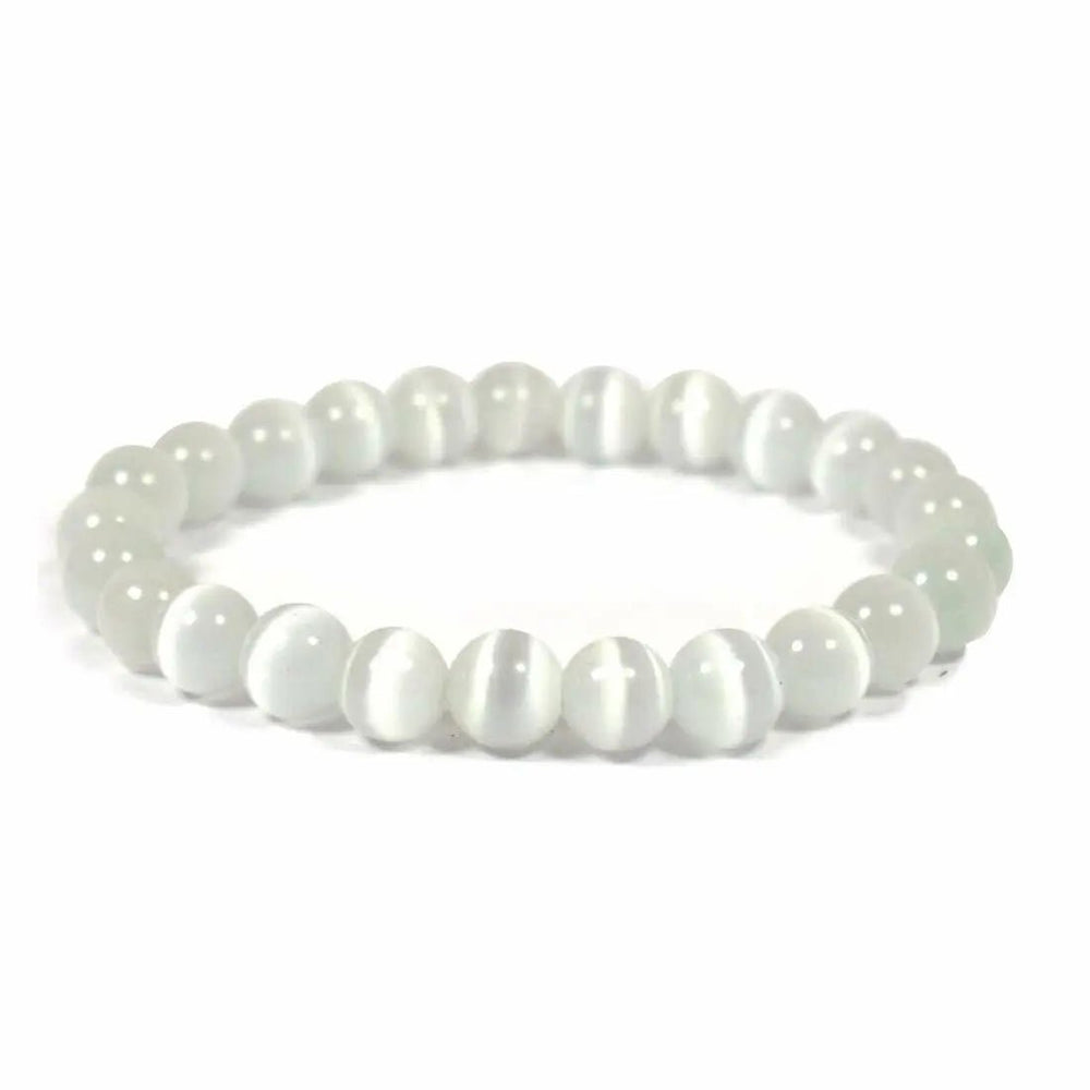 Selenite Bracelet for Purification & Meditation Yiwu Shanmei Jane