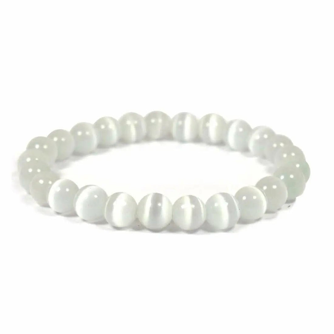Selenite Bracelet for Purification & Meditation Yiwu Shanmei Jane