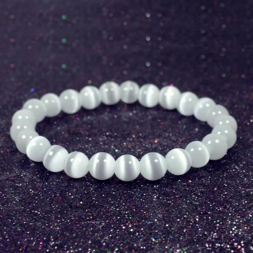 Selenite Bracelet for Purification & Meditation Yiwu Shanmei Jane