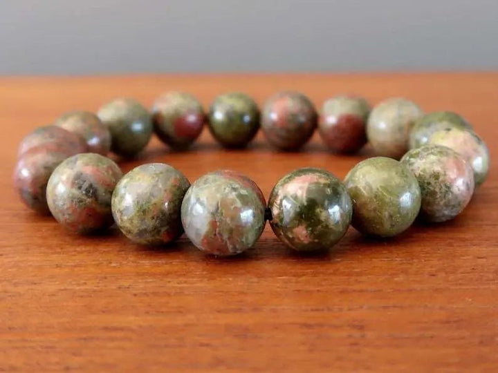 Unakite Bracelet for New Perspectives & Strength Yiwu Shanmei Jane