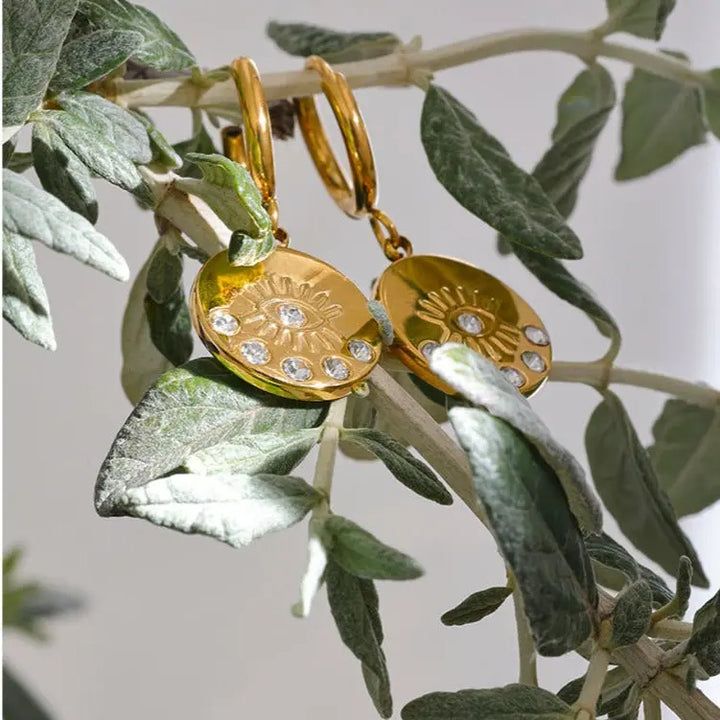 Evil Eye "Nazar" with Crystal Earrings Yiwu Jinyou VIMI