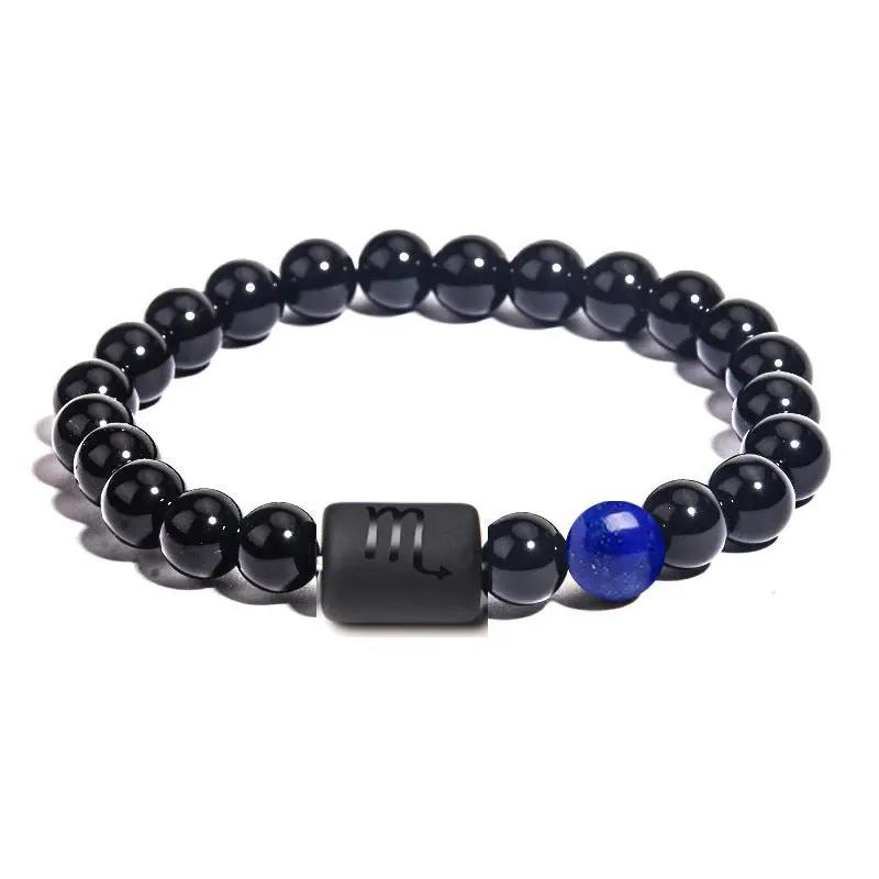 Zodiac Bracelet in Black Onyx  by Raw Spiritual