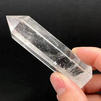 Clear Quartz (Sphatik) Hexagon Point Pencil - Manifestation & Clarity Yiwu Shanmei Jane
