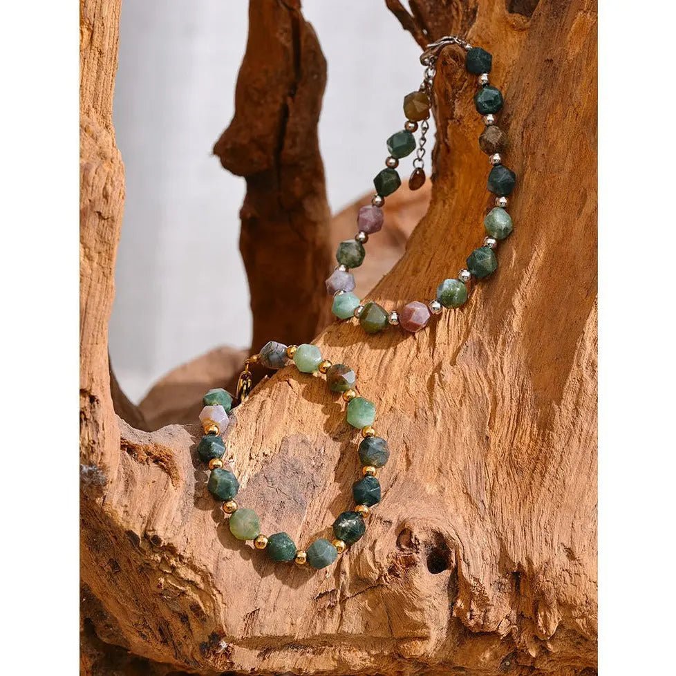 Agate (Hakik) Bracelet for Growth, Prosperity, Harmony Yiwu Jinyou VIMI