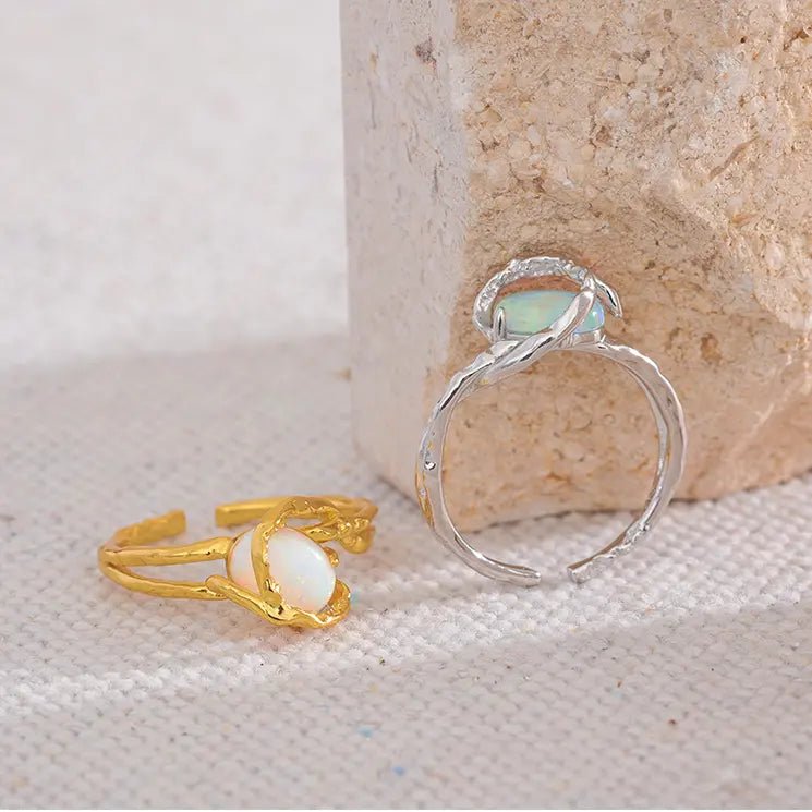 Opal S925 Ring for Balance & Creativity Yiwu Landy Jewelry Summer WU