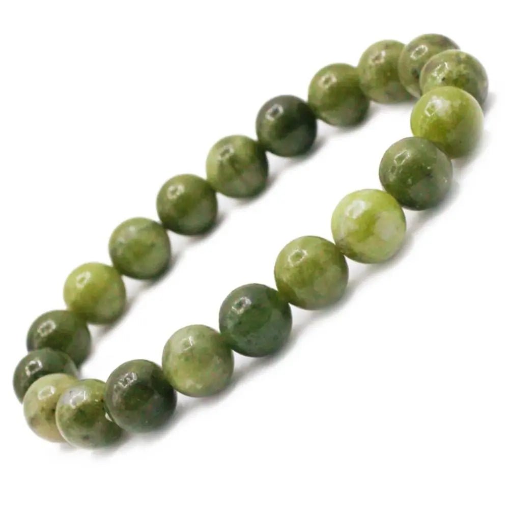 Green Canada Jade Bracelet for Luck & Balance Yiwu Shanmei Jane