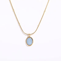 Aquamarine Pendant Necklace for Courage Yiwu Shanmei Jane