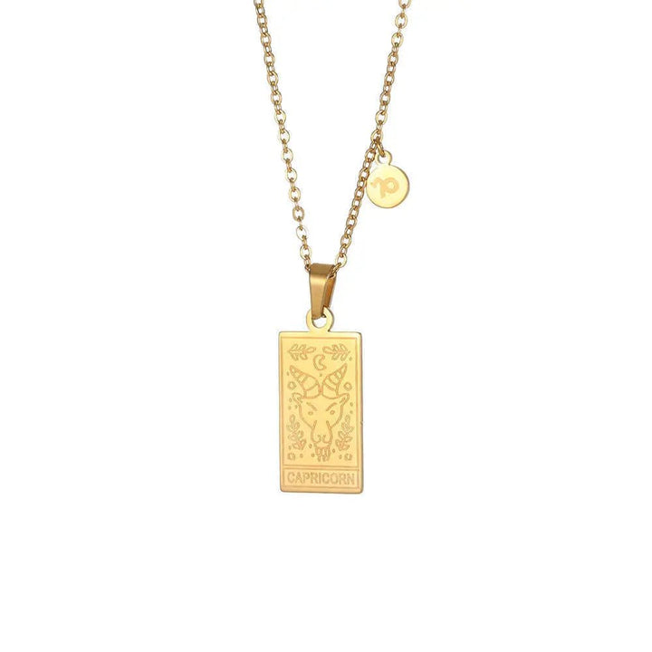 Zodiac Pendant in Stainless Steel 18K Gold Plated Yiwu Jinyou VIMI